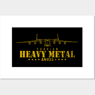 Russian Heavy Metal AN-225 (distressed) Posters and Art